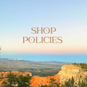 SHOP POLICIES